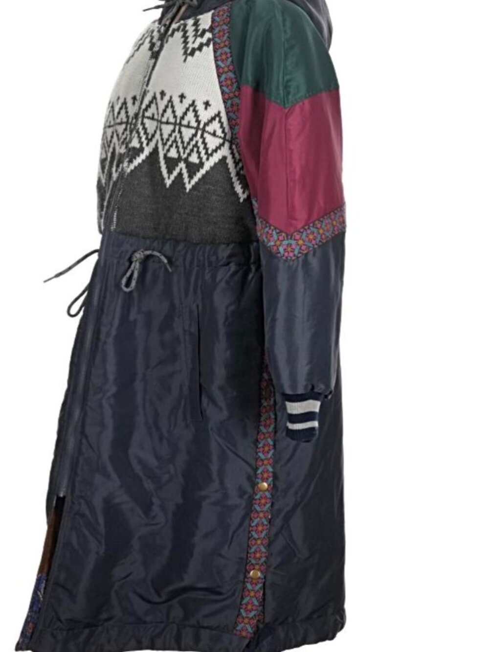 ❄️ RARE Free People Sienna Reversible Parka Jacket ❄️ Cottagecore Sz Med $598 - Picture 9 of 13